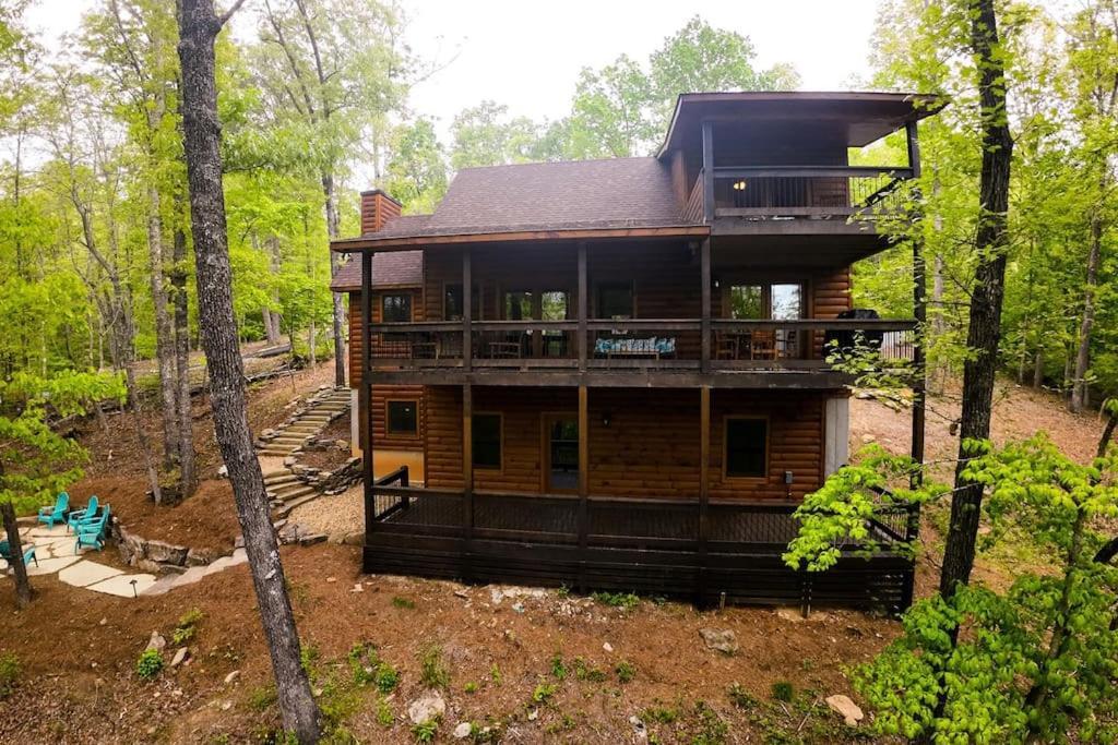 Luxe Family Cabin 8 Min To Downtown Blue Ridge Luaran gambar