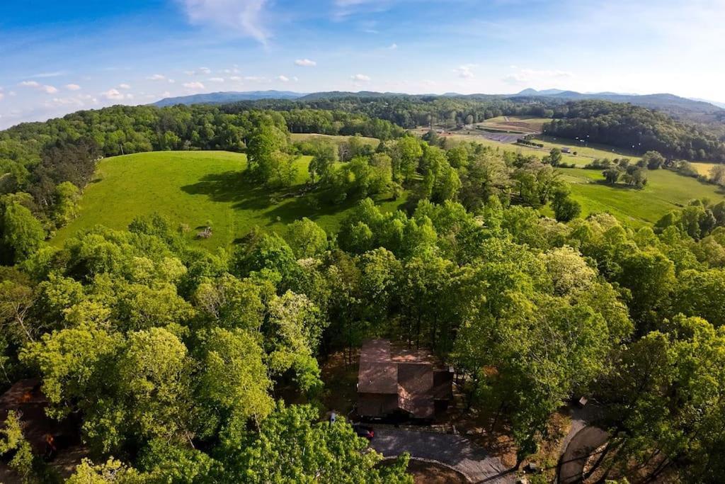 Luxe Family Cabin 8 Min To Downtown Blue Ridge Luaran gambar