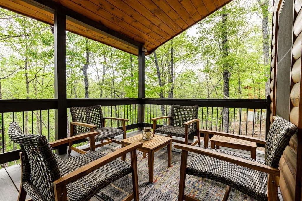 Luxe Family Cabin 8 Min To Downtown Blue Ridge Luaran gambar