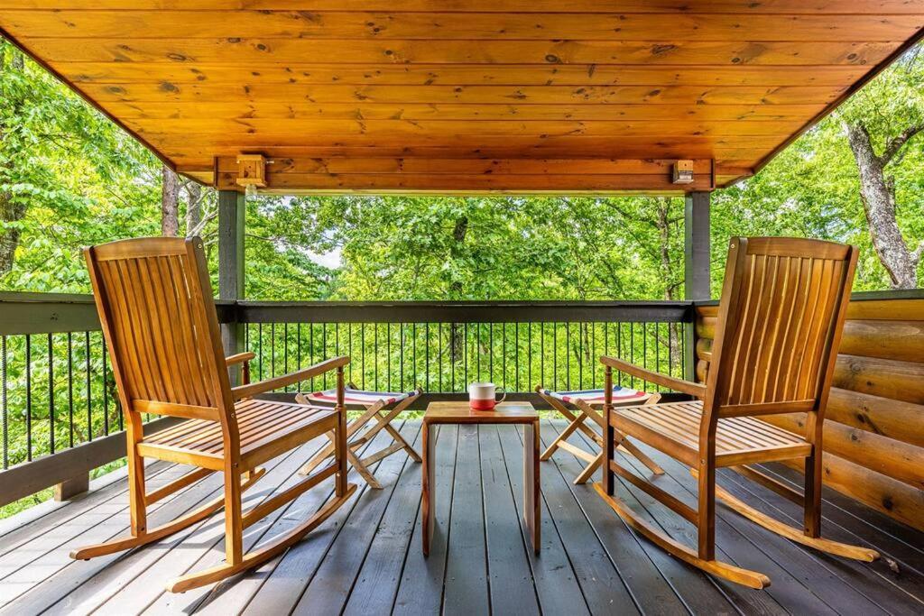 Luxe Family Cabin 8 Min To Downtown Blue Ridge Luaran gambar