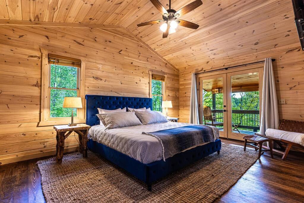 Luxe Family Cabin 8 Min To Downtown Blue Ridge Luaran gambar