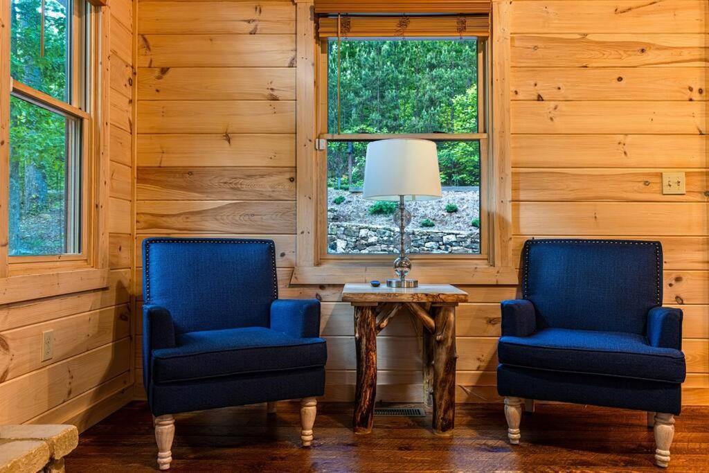 Luxe Family Cabin 8 Min To Downtown Blue Ridge Luaran gambar