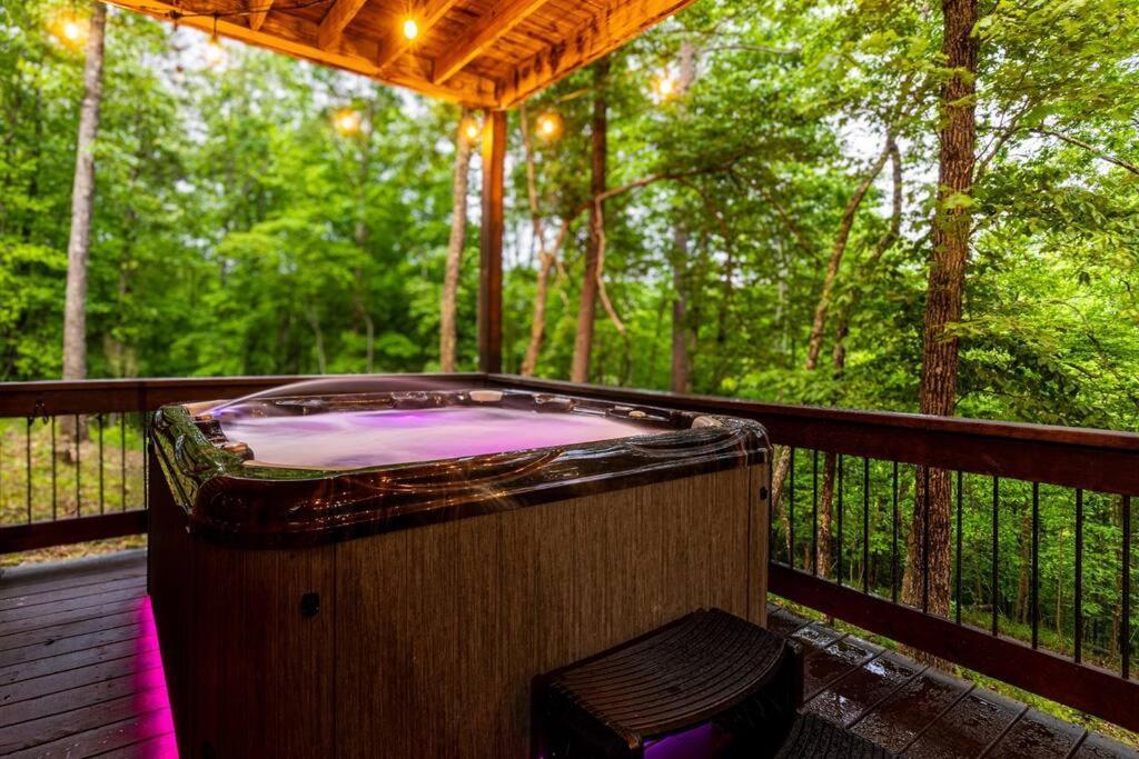 Luxe Family Cabin 8 Min To Downtown Blue Ridge Luaran gambar